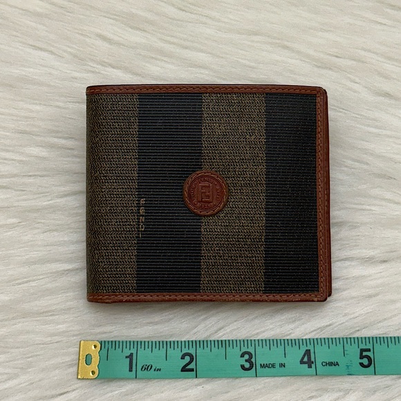 FENDI - PEQUIN STRIPE BI-FOLD WALLET - Picture 13 of 16